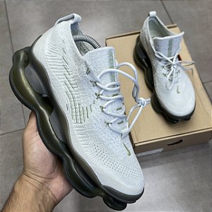 TÊNIS NIKE AIR MAX SCORPION FLYKNIT WOLF GREY (COMPLETO)