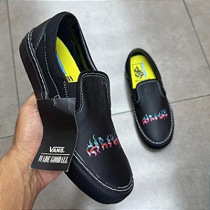 TÊNIS WADE GOODALL X VANS CLASSIC SLIP ON BLACK (SEM CAIXA)