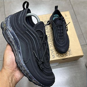 TÊNIS  NIKE AIR MAX 97 TERRASCAPE TRIPLE BLACK (COMPLETO)