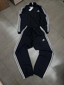 AGASALHO ADIDAS MALHA 3-STRIPES BLACK