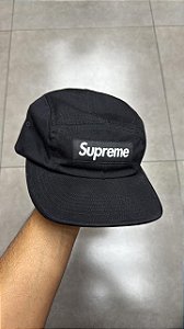 BONÉ SUPREME 5 PANEL BLACK