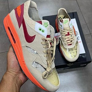 TÊNIS CLOT X NIKE AIR MAX 1 KISS OF DEATH (COMPLETO)