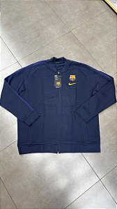 JAQUETA NIKE BARCELONA SOCCER FULL ZIP NAVY