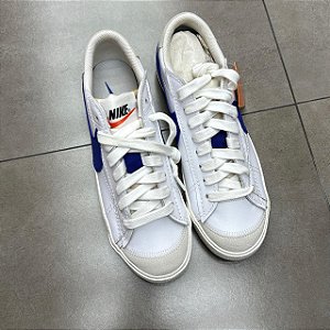 TÊNIS NIKE BLAZER LOW 77 JUMBO WHITE OLD ROYAL (SEM CAIXA)