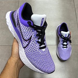 TÊNIS NIKE REACT INFINITY RUN FLYKNIT 3 PSYCHIC PURPLE (SEM CAIXA)