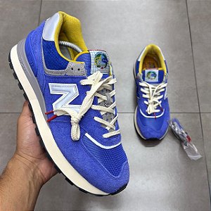 TÊNIS BODEGA X NEW BALANCE 574 LEGACY AMPARO BLUE WET WEATHER (SEM CAIXA)