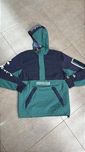 DRAGON BALL X PRIMITIVE JAQUETA TRUNKS ANORAK BLACK TEAL
