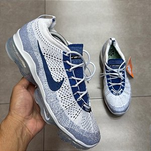TÊNIS NIKE AIR VAPORMAX 2023 FLYKNIT PURE PLATINUM GLACIER BLUE (SEM CAIXA)