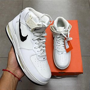 TÊNIS NIKE AIR FORCE 1 MID EVO SUMMIT WHITE BLACK (COMPLETO)