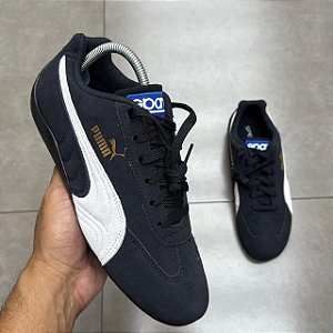 TÊNIS SPARCO X PUMA SPEEDCAT OG BLACK WHITE (SEM CAIXA)
