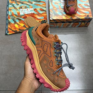 TÊNIS MONCLER X SALEHE BEMBURY TRAILGRIP LOW TOP ORANGE (COMPLETO)