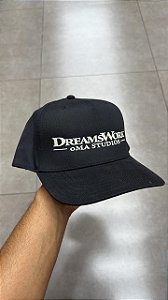 DREAMSWORK X OMA STUDIOS BONÉ CURVED BRIM BLACK CREAM