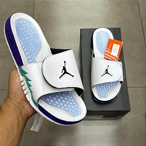 CHINELO JORDAN HYDRO V RETRO NEW EMERALD GRAPE ICE (COMPLETO)
