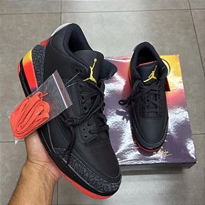 TÊNIS J BALVIN X AIR JORDAN 3 RIO (COMPLETO)