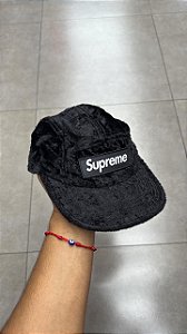 GOODENOUGH X SUPREME BONÉ CRUSHED RAYON CAMP BLACK