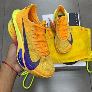 TÊNIS NIKE AIR ZOOM ALPHAFLY NEXT% 3 LASER ORANGE INDIGO BURST (COMPLETO)