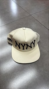 BONÉ OMA STUDIOS NY NY CREAM BLACK