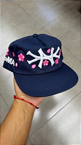 BONÉ OMA STUDIOS NY CHERRY BLOSSOM NAVY BLUE