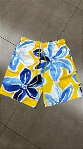 BERMUDA VILEBREQUIN MAHINA PRINTED YELLOW