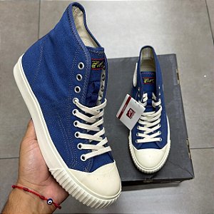 TÊNIS ONITSUKA TIGER CANVAS MESH BASKETBALL DARK BLUE (COMPLETO)