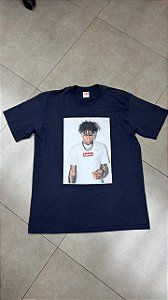 CAMISETA SUPREME NBA YOUNGBOY NAVY
