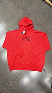 MOLETOM POLO RALPH LAUREN THE BIG FIT RL FLEECE RED