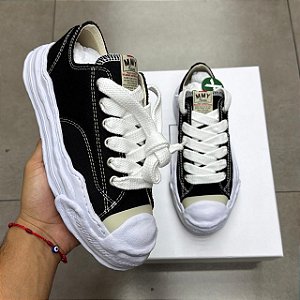 MIHARA YASUHIRO HANK OG SOLE CANVAS LOW BLACK (COMPLETO)