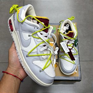 TÊNIS OFF-WHITE X NIKE DUNK LOW LOT 8 OF 50 (COMPLETO)