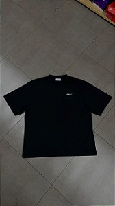 CAMISETA OFF-WHITE PRINTED COTTON JERSEY BLACK