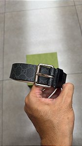 CINTO GUCCI SUPREME KINGSNAKE BLACK 99cm