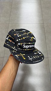 MIKE KELLEY X SUPREME BONÉ CAMP CAP BLACK SS26-W8