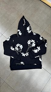 MOLETOM DENIM TEARS HARDIES TEARS FIST WREATH BLACK