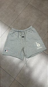 MLB X FEAR OF GOD ESSENTIALS SHORTS DODGERS CLASSIC CONCRETE HEATHER