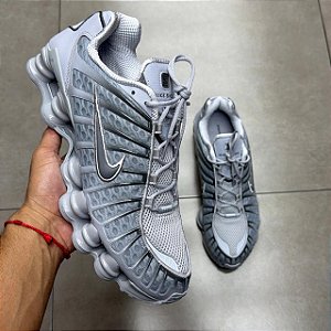 TÊNIS NIKE SHOX TL WOLF GREY (COMPLETO)