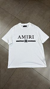 CAMISETA AMIRI BAR LOGO WHITE