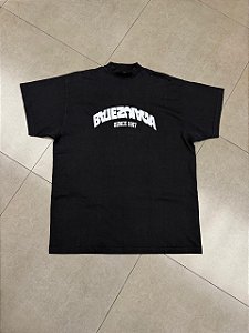 CAMISETA BALENCIAGA BACK FLIP LOGO BLACK