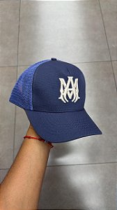 BONÉ AMIRI MA TRUCKER NAVY WHITE
