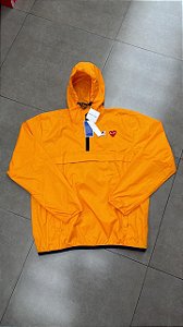K-WAY X COMME DES GARÇONS JAQUETA PLAY HOODED ORANGE