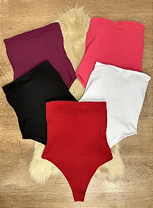 Body Feminino Tomara que Caia Anarruga - Tamanho Único