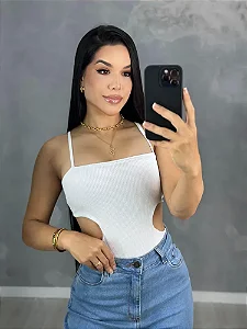 Body Feminino Anitta Aberto nas Laterais - Tamanho Único