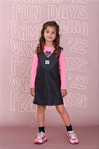 SALOPETE COURO BOLSO QUADRADO 1015 BAMBOLLINA