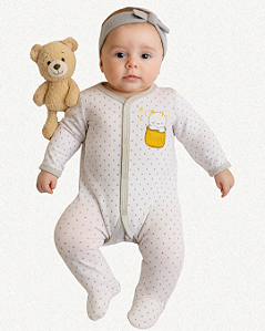 MACACAO LONGO SUEDINE ESTAMPADO URSA