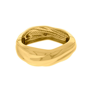 BRACELETE MEDIO ORGANICO DOURADO