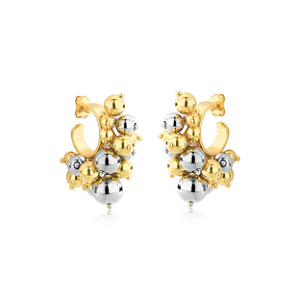 ARGOLA CACHOS DOURADO