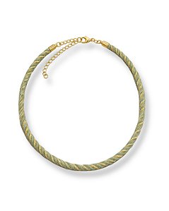COLAR CORDAO BAIANO COM SISAL PISTACHE