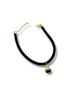 CHOKER VELUDO PRETO