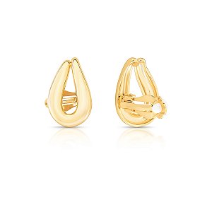 PIERCING UNITARIO PRESSAO VAZADO GOTA BAN. DOURADO