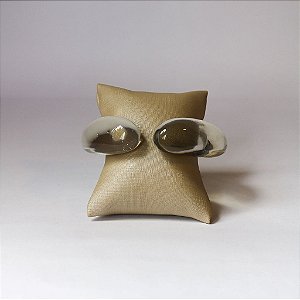 BRACELETE ABERTO RESINA TRANSPARENTE