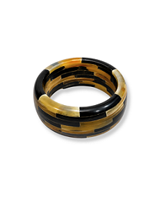 BRACELETE RESINA MESCLADO MOSAICO