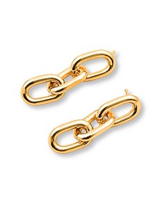 BRINCO CORRENTE 3 ELOS DOURADO